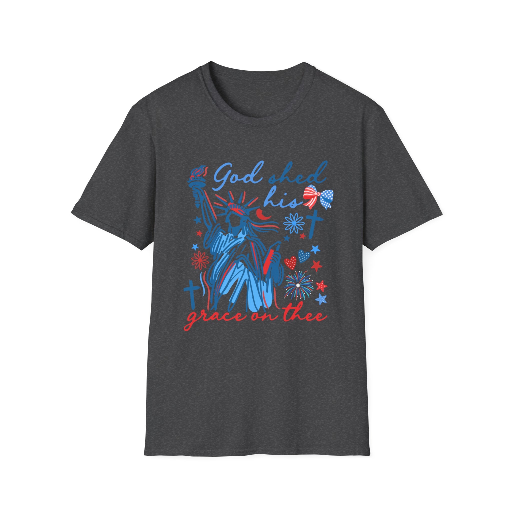 Patriotic Statue of Liberty Graphic Tee