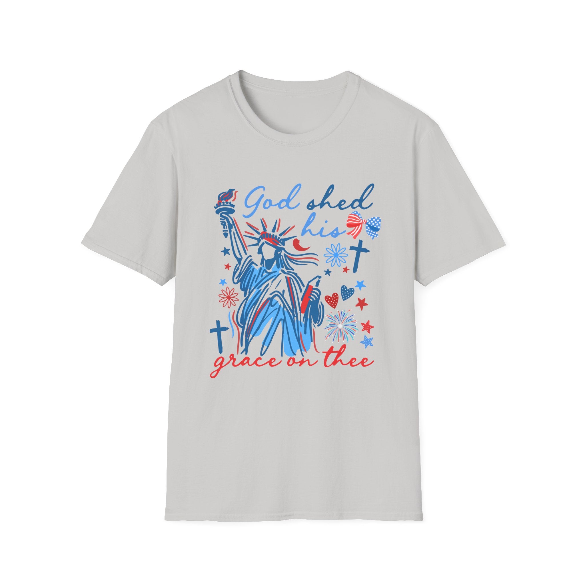 Patriotic Statue of Liberty Graphic Tee