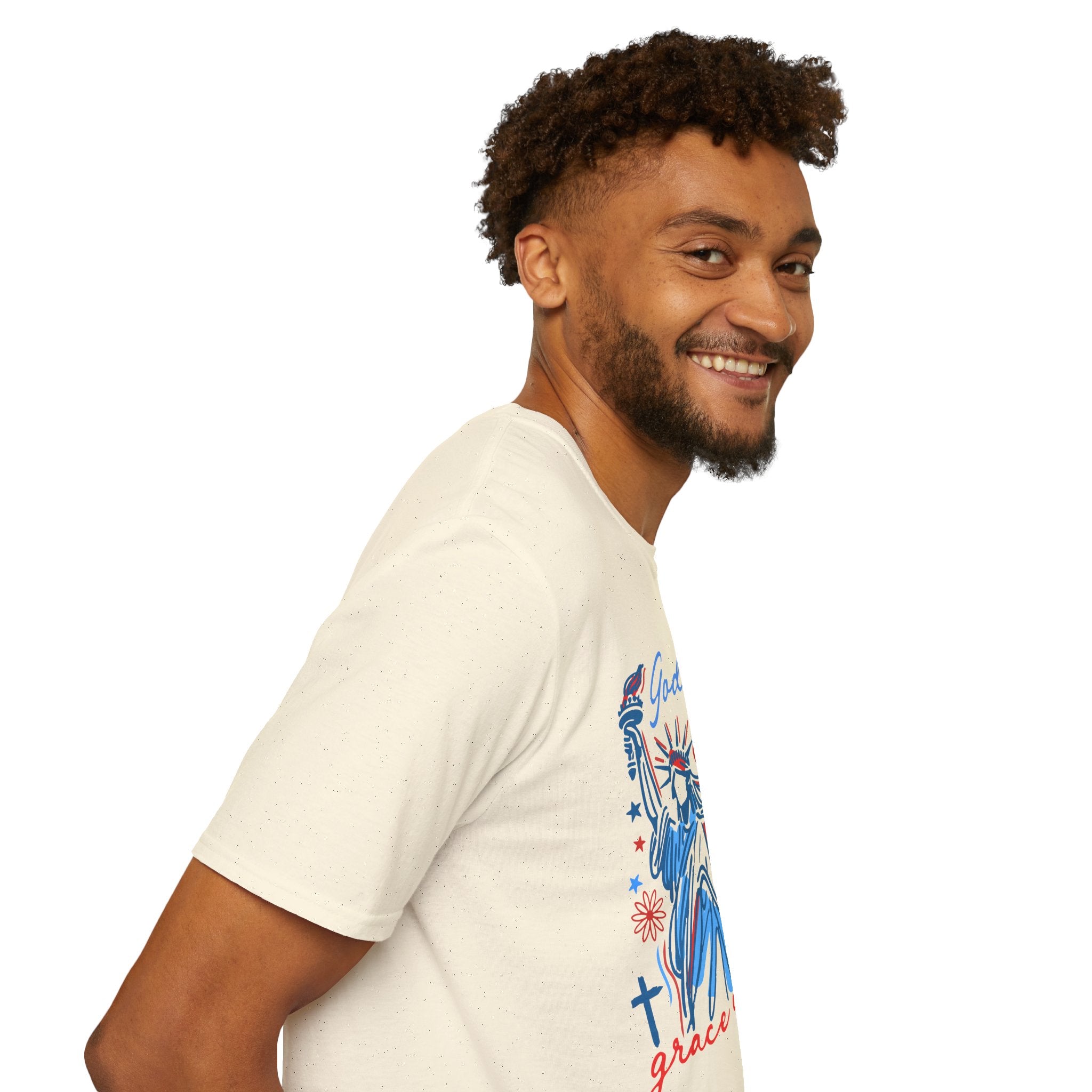 Patriotic Statue of Liberty Graphic Tee