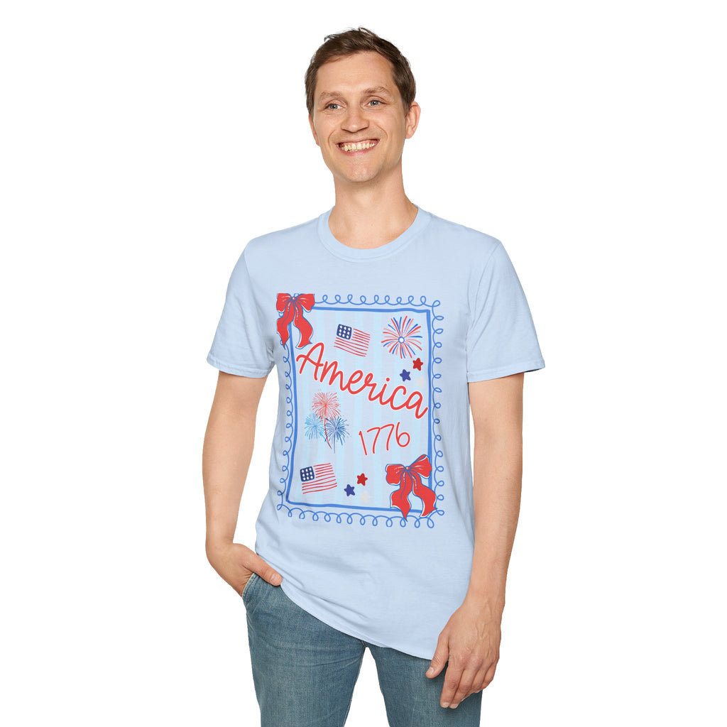Patriotic Statue of Liberty Graphic Tee