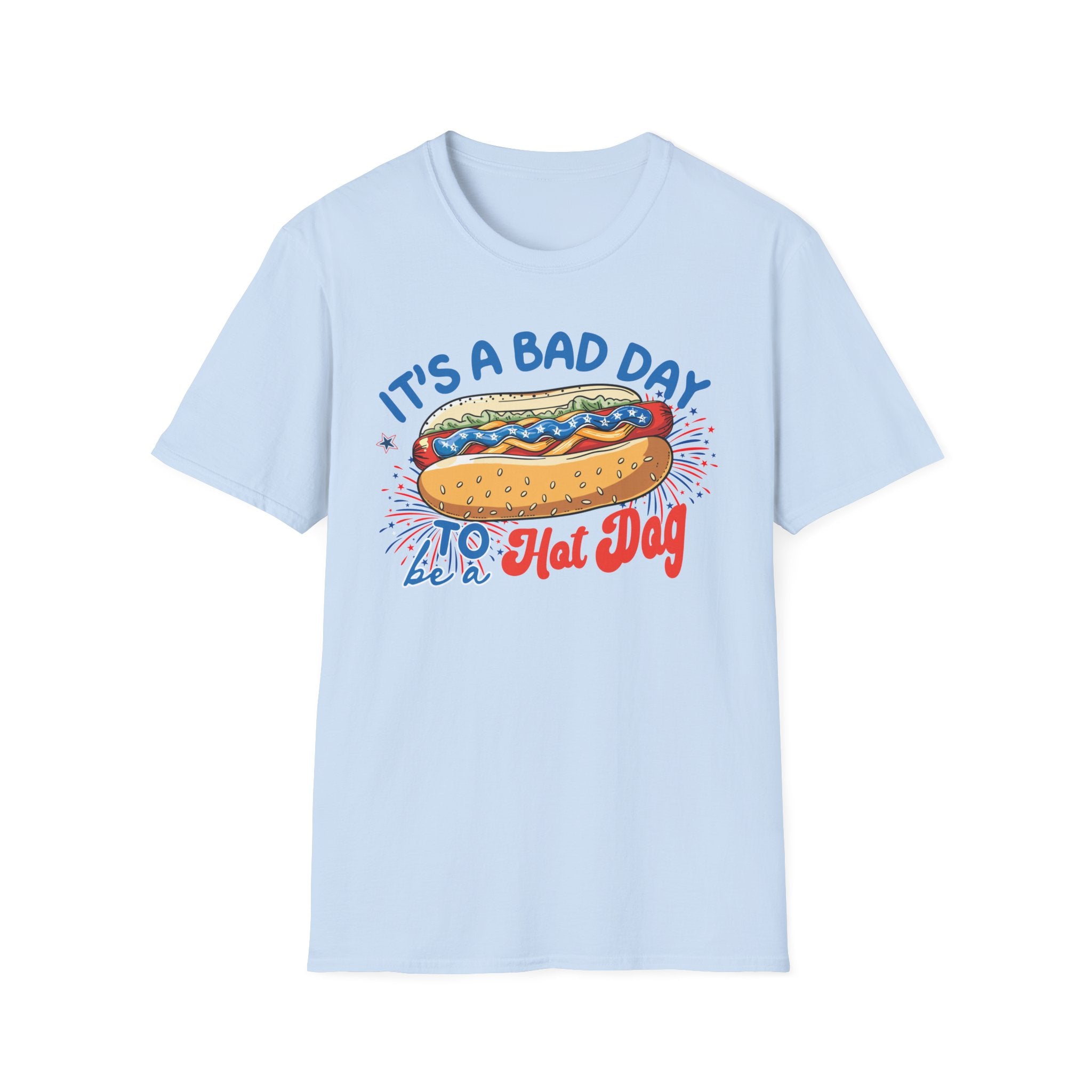 Hot Dog 4th of July Graphic Tee