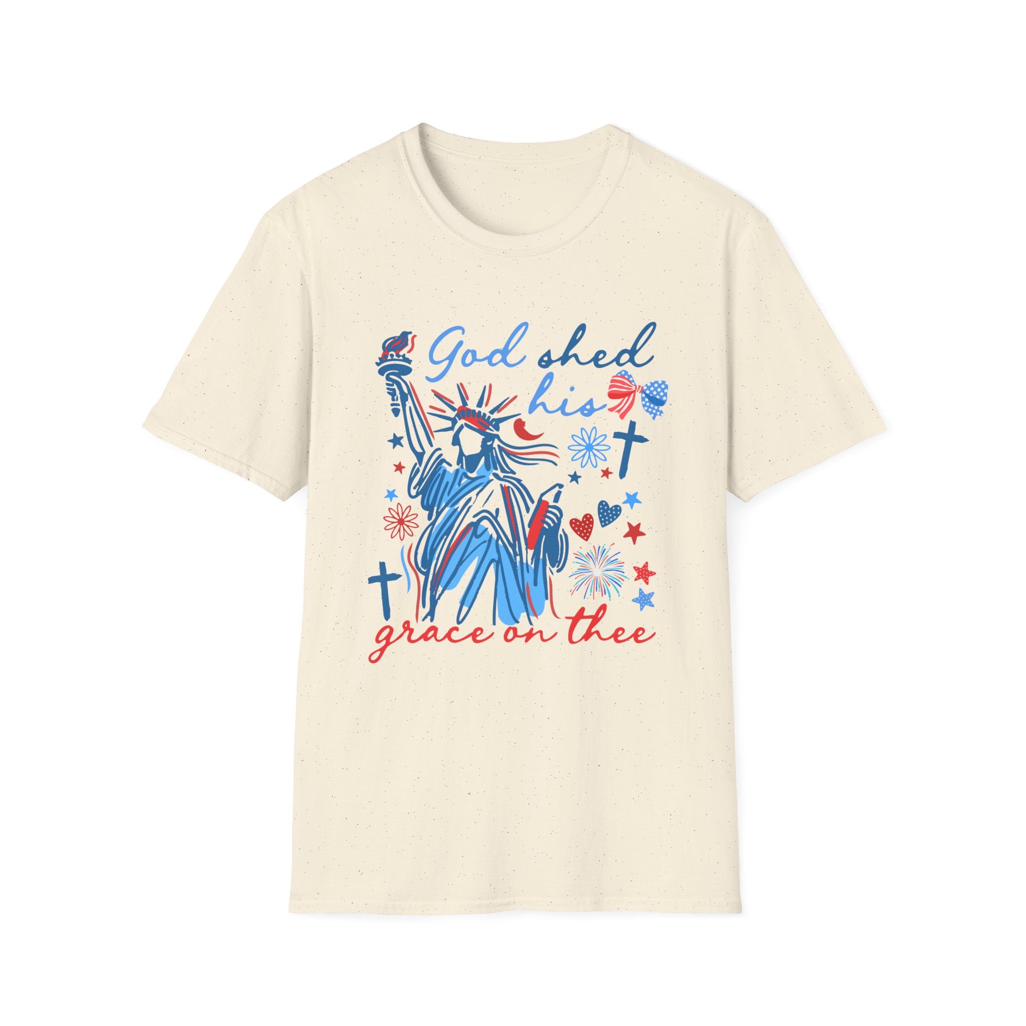 Patriotic Statue of Liberty Graphic Tee