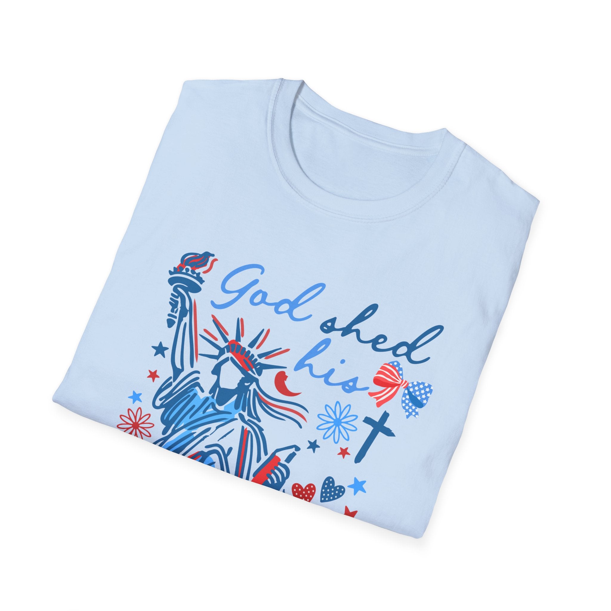 Patriotic Statue of Liberty Graphic Tee