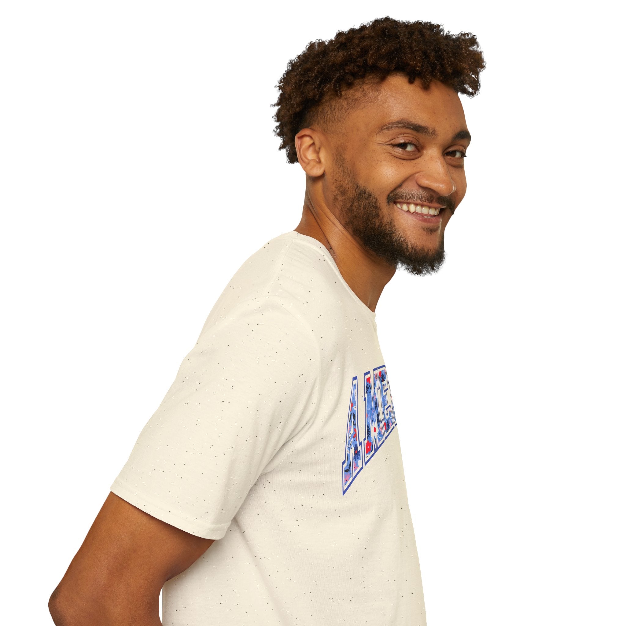 American Floral 4th of July Tee