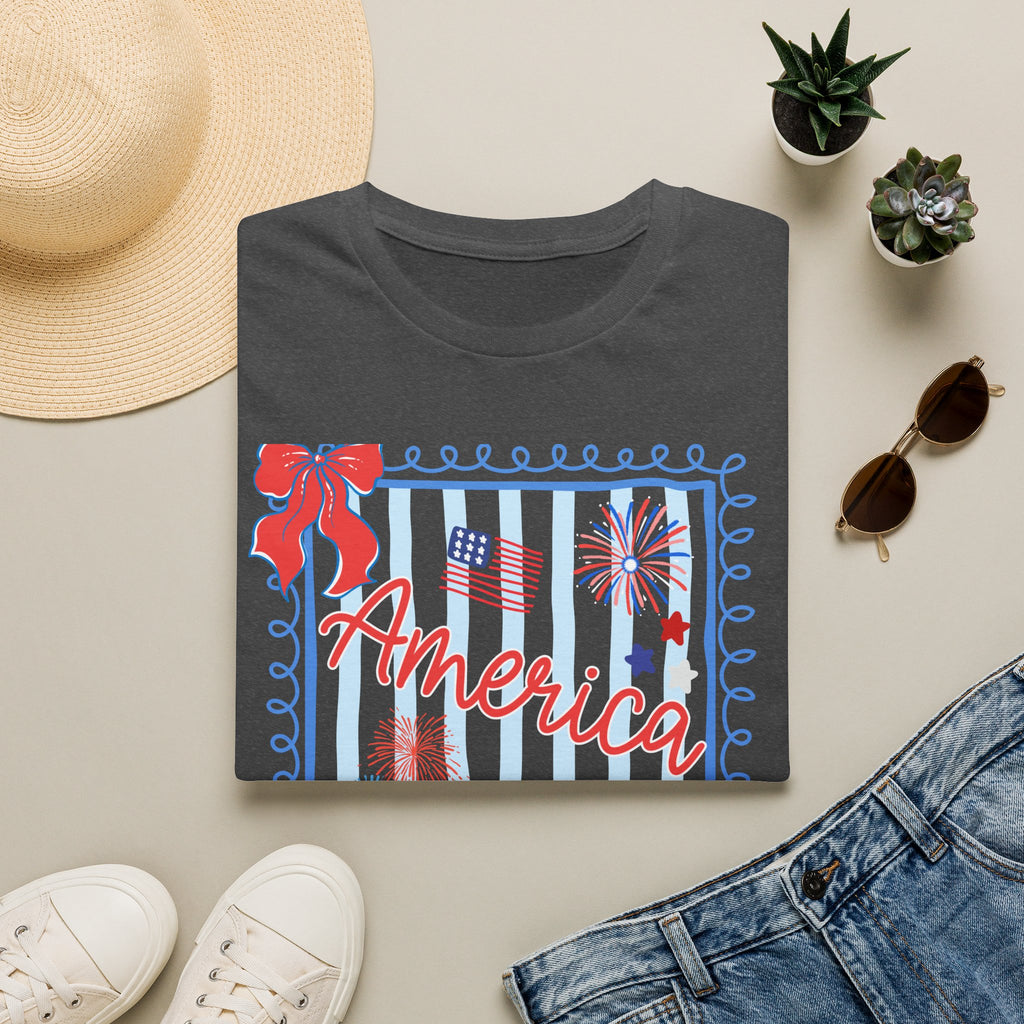Patriotic Statue of Liberty Graphic Tee