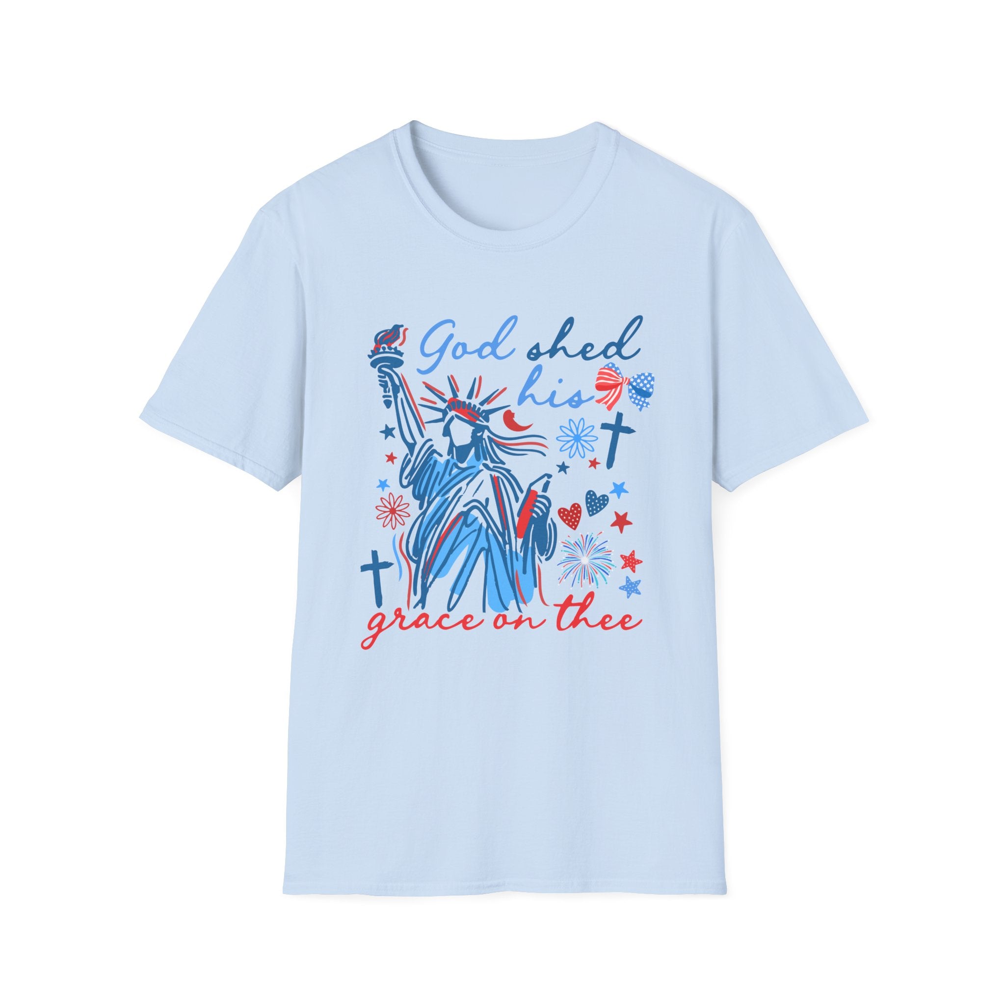 Patriotic Statue of Liberty Graphic Tee