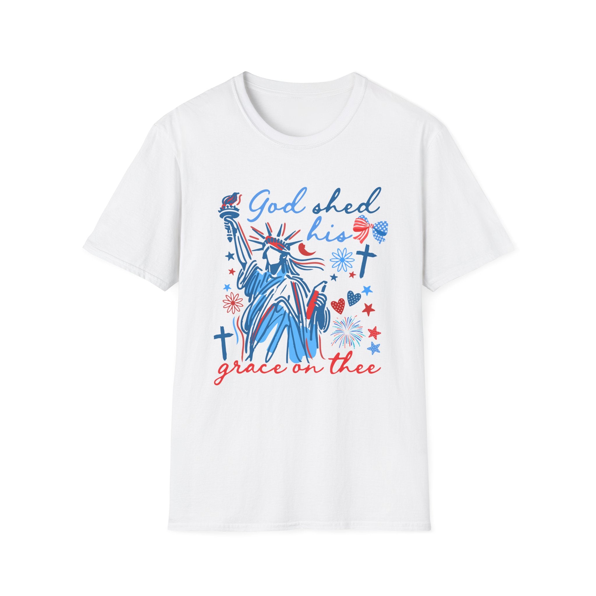 Patriotic Statue of Liberty Graphic Tee