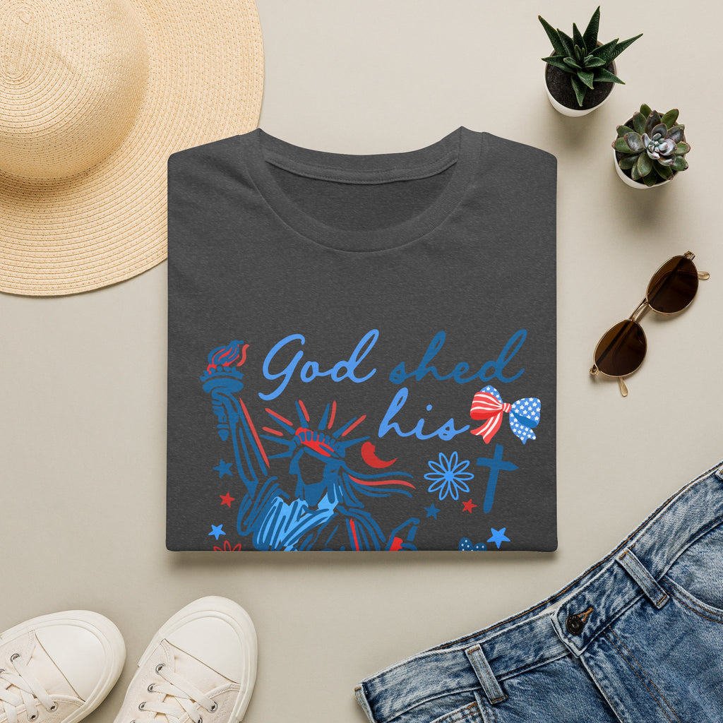 Patriotic Statue of Liberty Graphic Tee