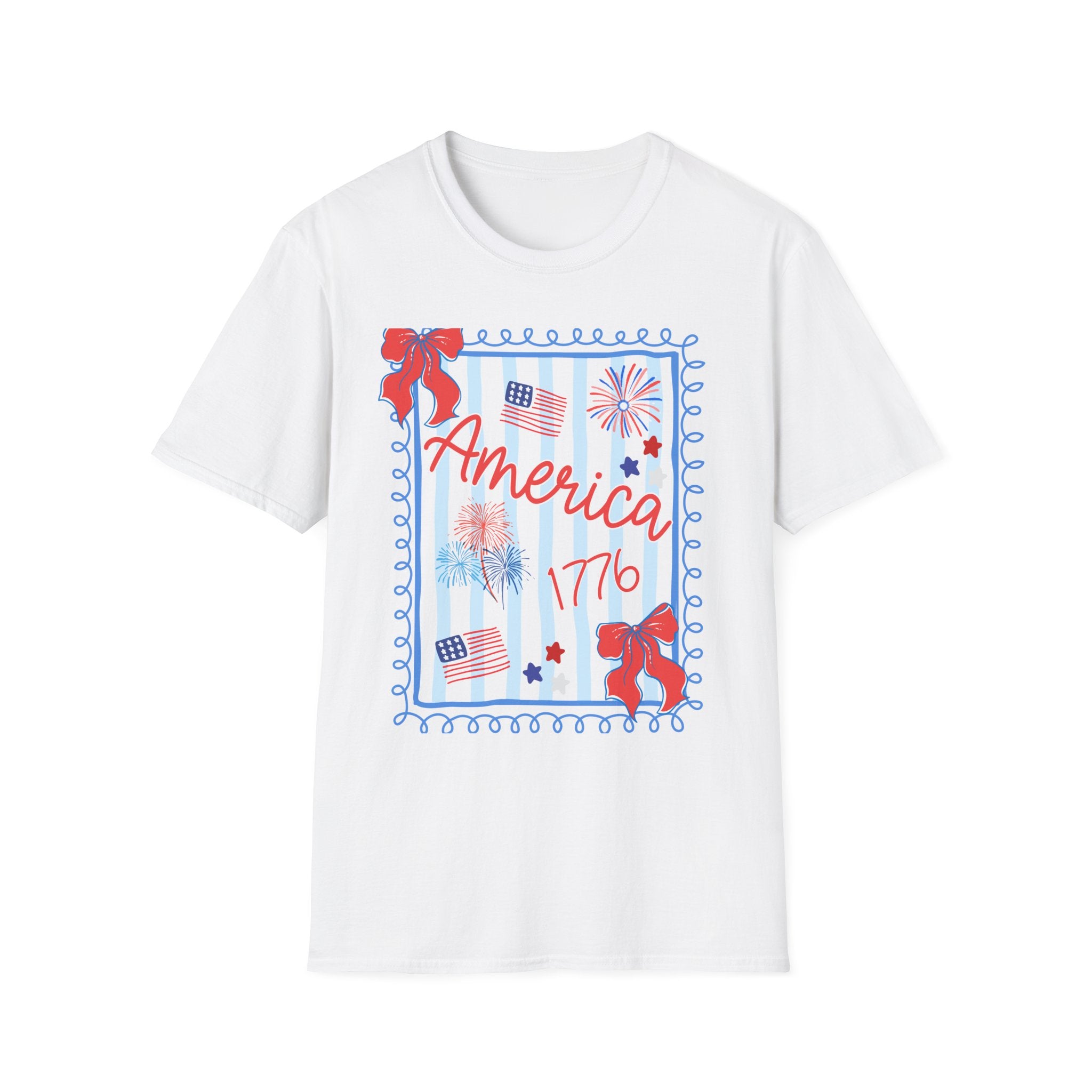 Patriotic Statue of Liberty Graphic Tee