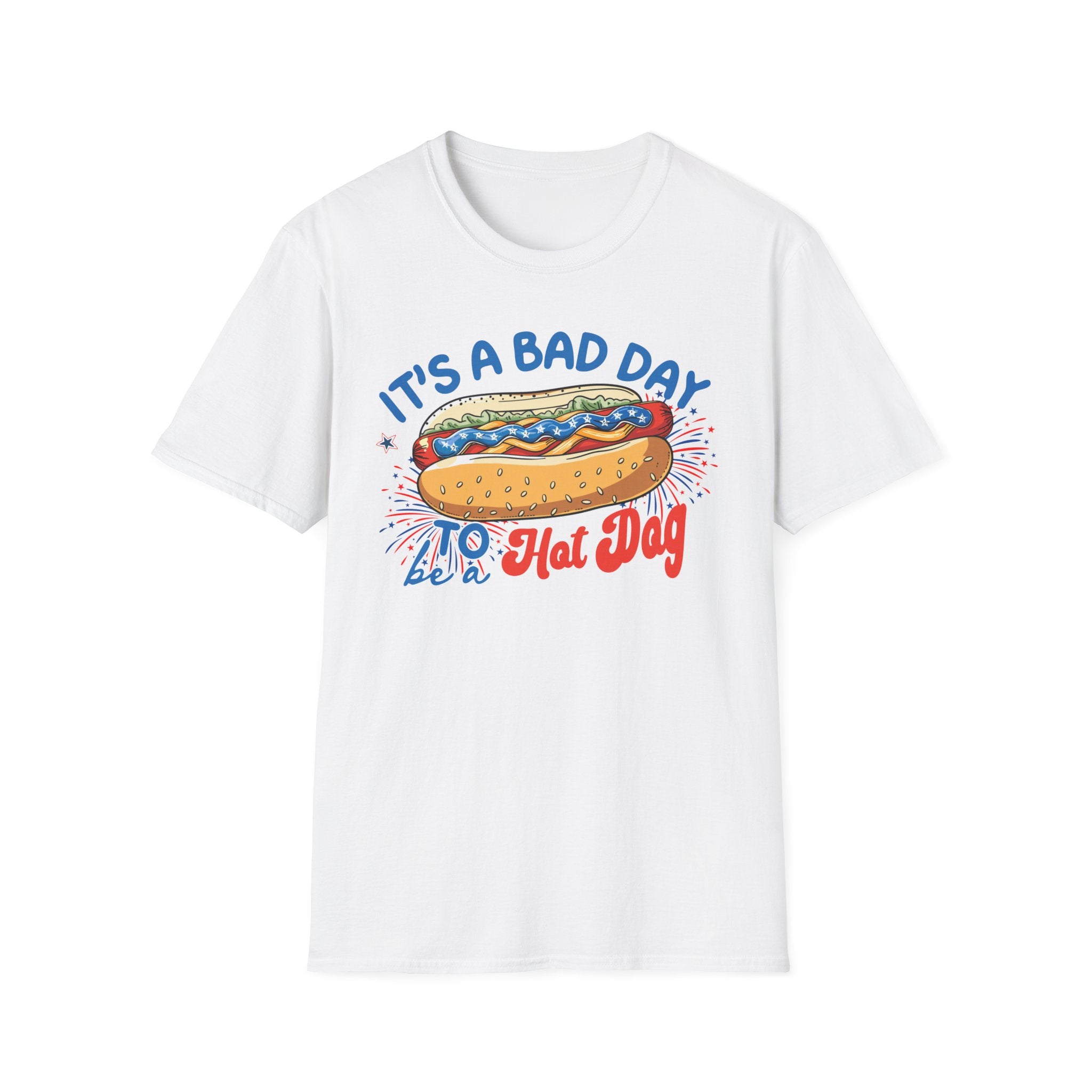 Hot Dog 4th of July Graphic Tee