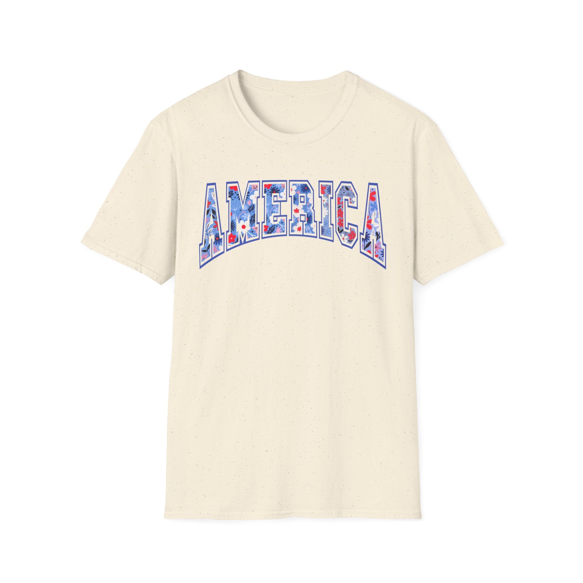 American Floral 4th of July Tee
