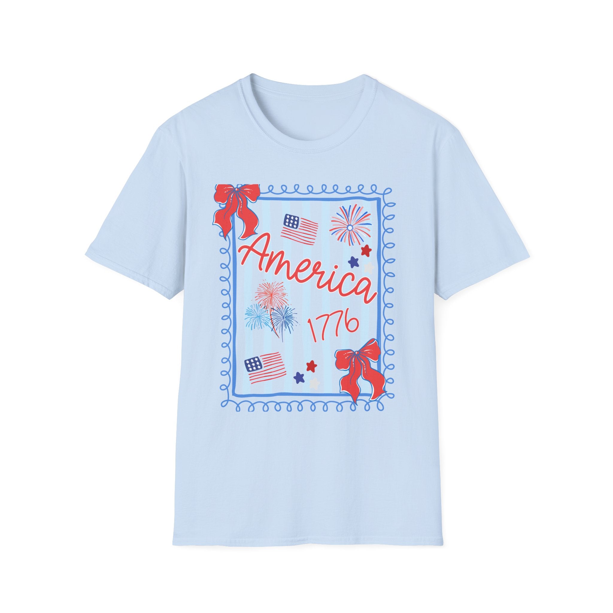 Patriotic Statue of Liberty Graphic Tee