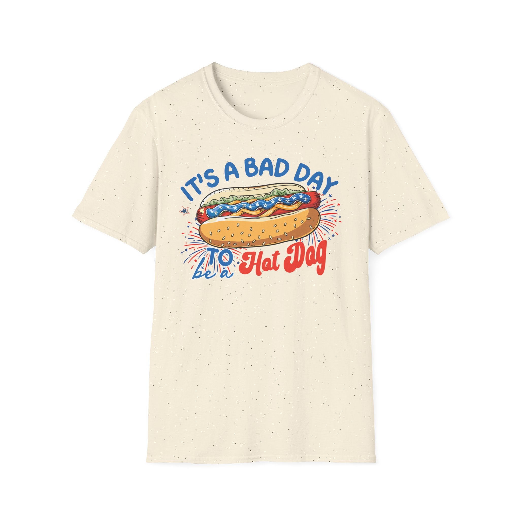 Hot Dog 4th of July Graphic Tee